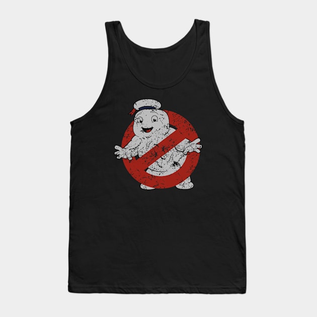 Mini Puft Logo (aged and weathered)(Ghostbusters: Afterlife) Tank Top by GraphicGibbon